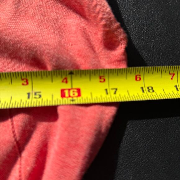 Zadig And Voltaire Rimo Metallic Knit Dress Tee Shirt Mini Coral Pink Size XS - Picture 15 of 16